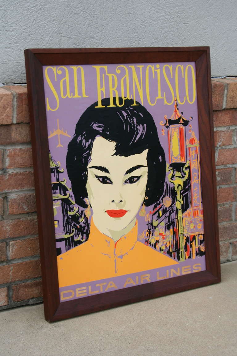 Walnut A Vintage San Francisco Travel Poster For Sale