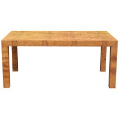 A Large Burl Dining Table by Milo Baughman