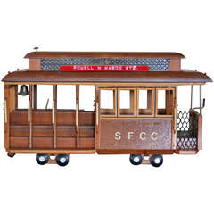 Vintage Model of the Historic San Francisco Cable Car