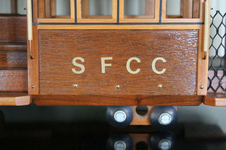 American Vintage Model of the Historic San Francisco Cable Car