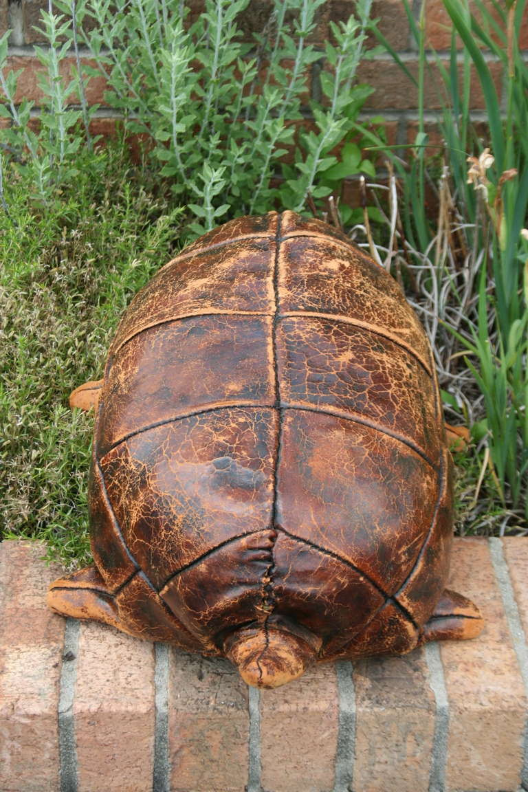 vintage turtle footstool