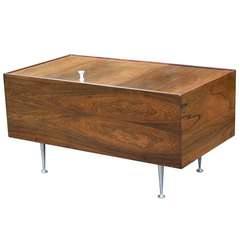 A Rare Rosewood Stereo Table by George Nelson for Herman Miller