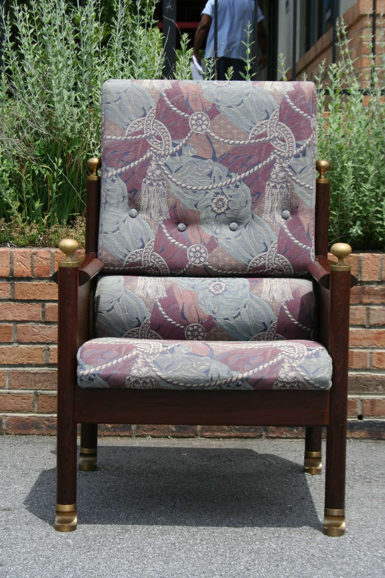 Rosewood King Solomon Chair by Ib Kofod-Larsen