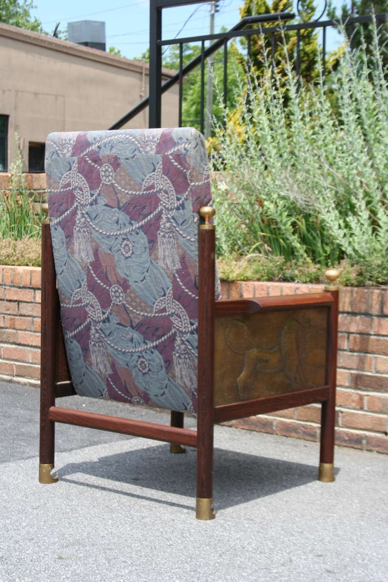 King Solomon Chair by Ib Kofod-Larsen In Excellent Condition In Asheville, NC