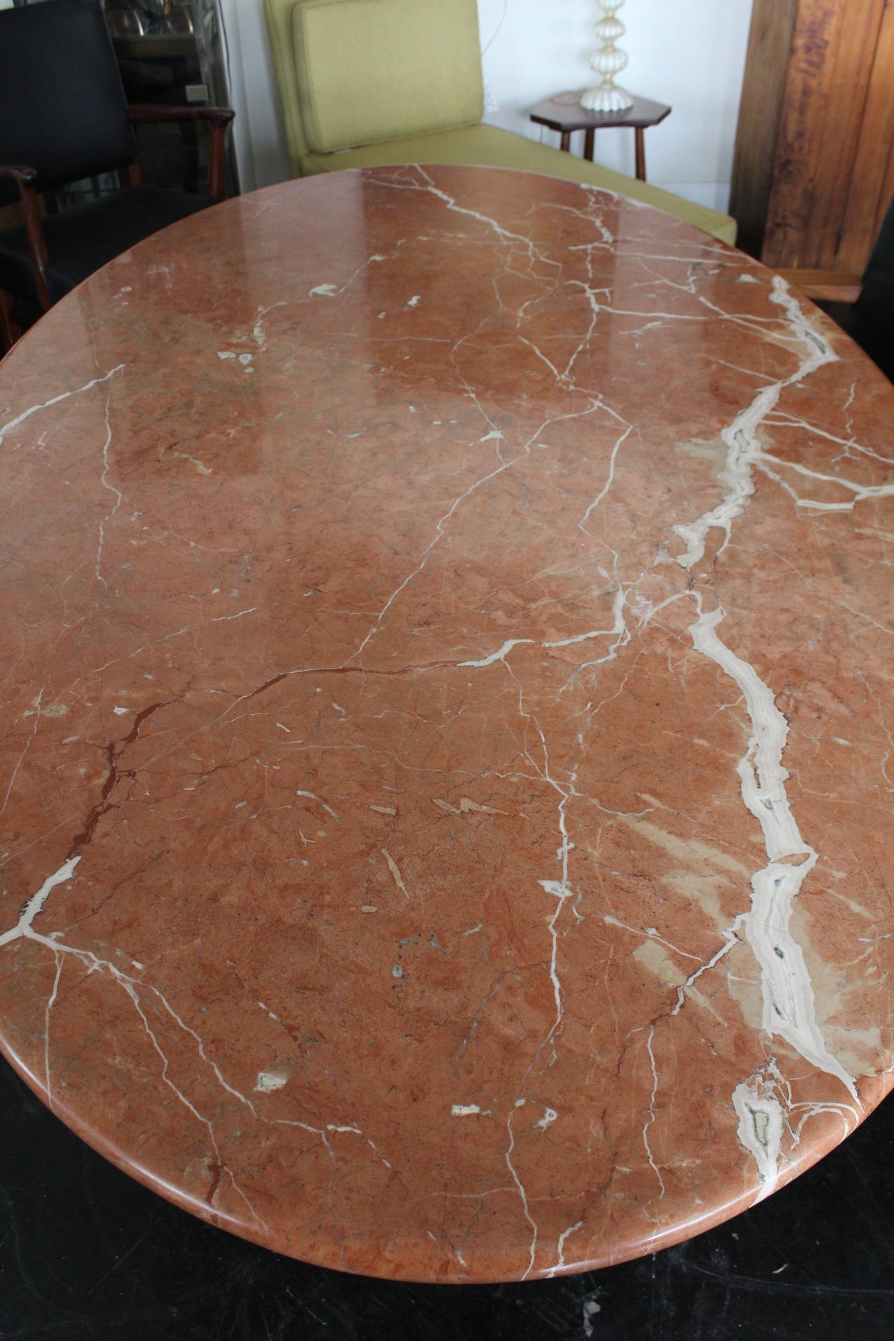 20th Century Impressive Italian Marble Dining Table by Ello For Sale
