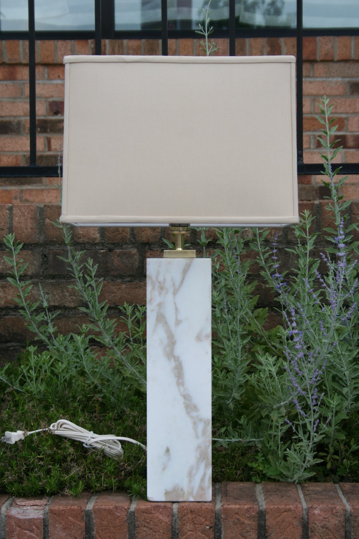 A Marble Table Lamp by T.H. Robsjohn-Gibbings For Sale