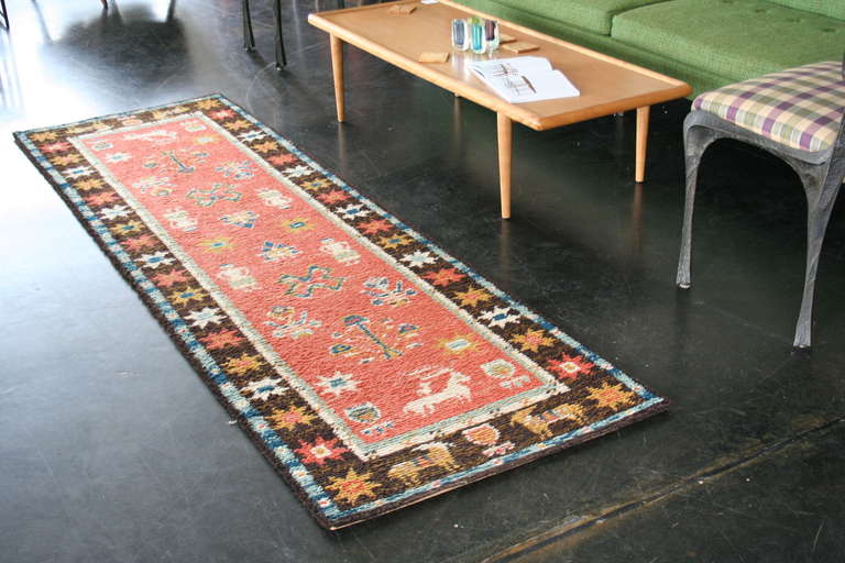 A Vintage Danish Wool Rug/Carpet Runner by Ege 5