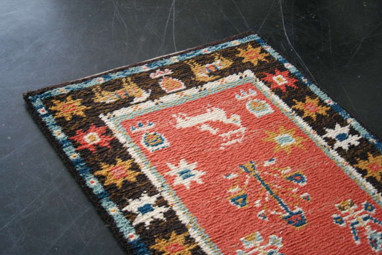 A Vintage Danish Wool Rug/Carpet Runner by Ege 1