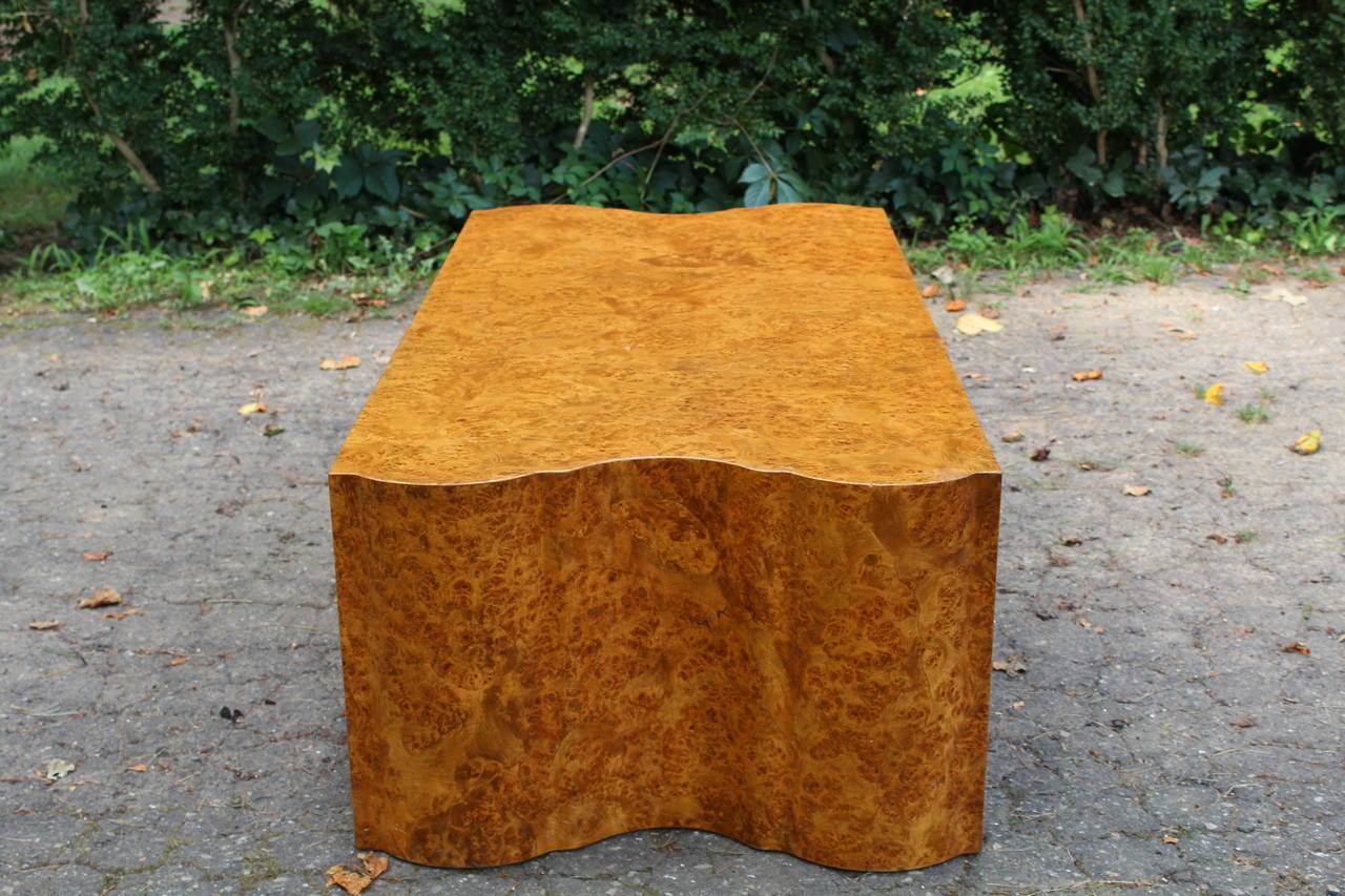 20th Century Italian Burl Cocktail Table in the Manner of Samuel Marx