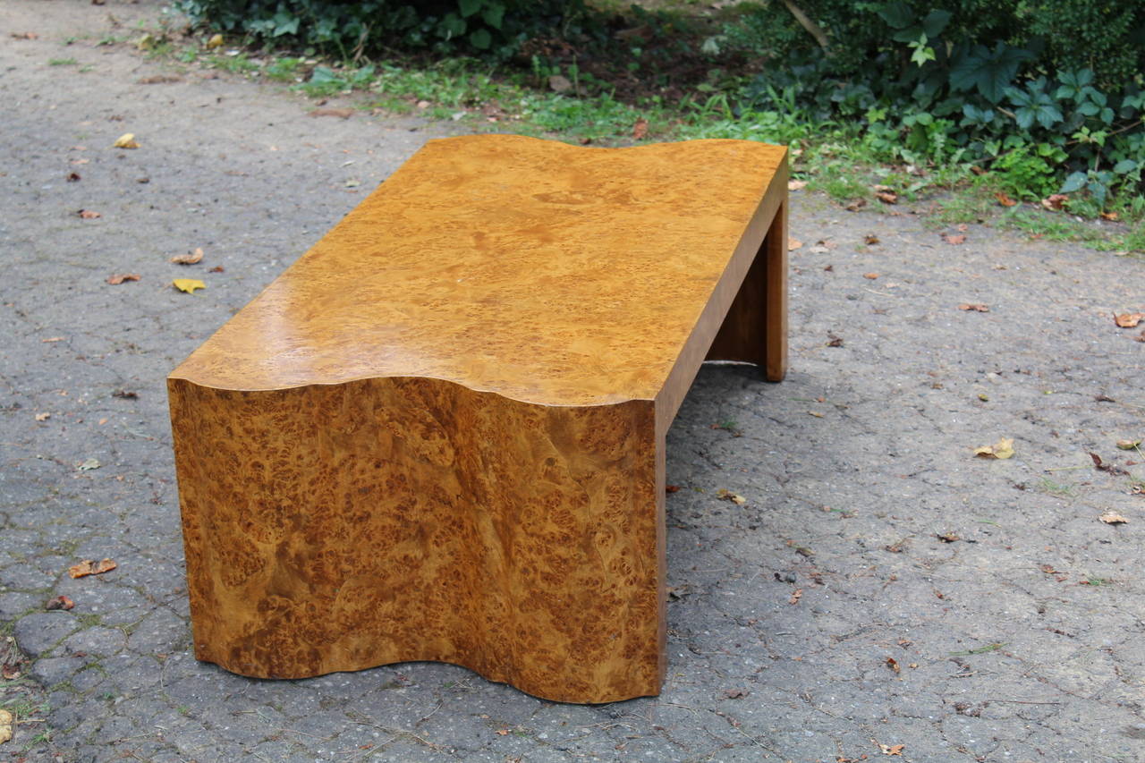Italian Burl Cocktail Table in the Manner of Samuel Marx 2