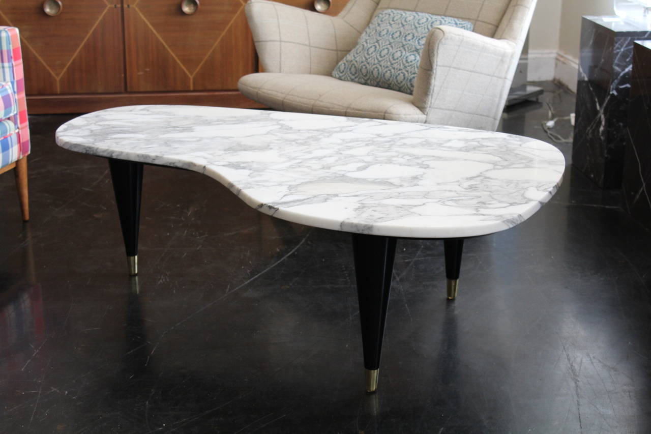 A Biomorphic Italian Marble Cocktail Table 2