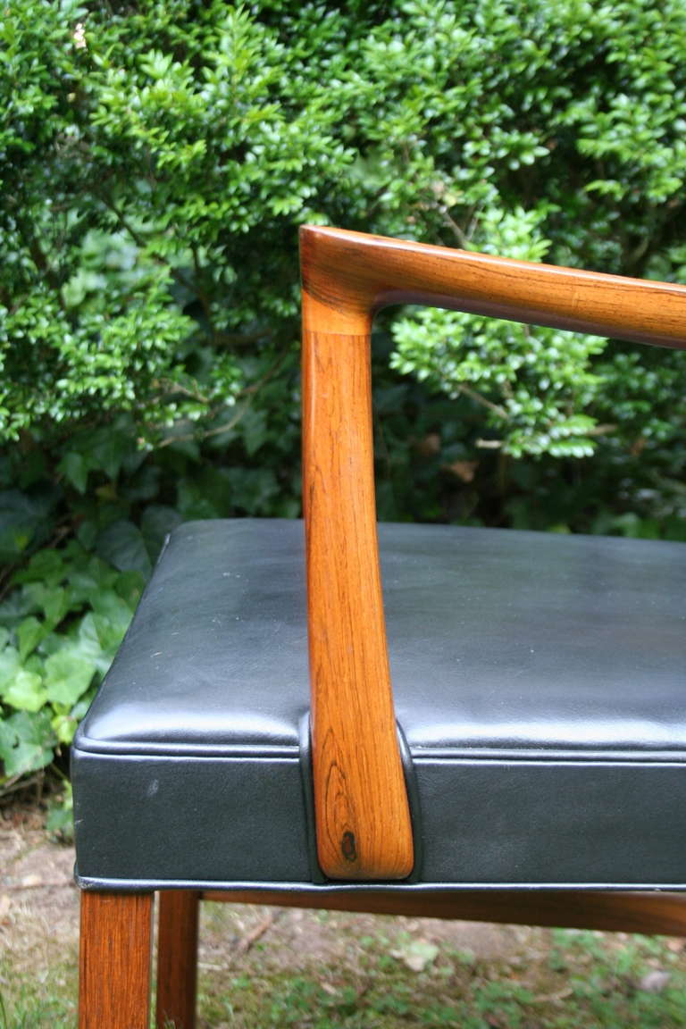 Pair of Rosewood Armchairs by Ole Wanscher For Sale 2