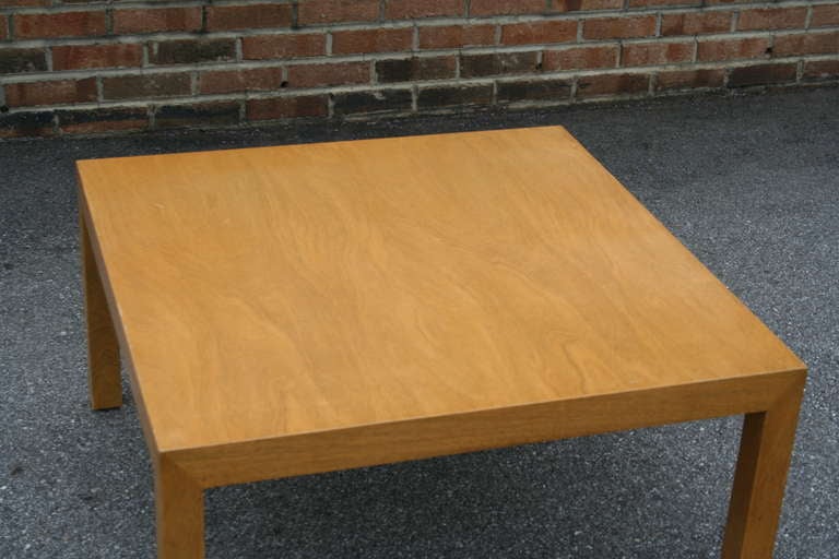 A Parsons-Style Cocktail Table by Edward Wormley In Good Condition In Asheville, NC