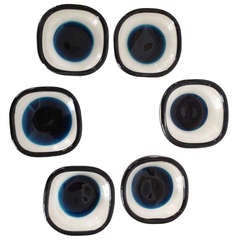 Set of Six Petite Venini Bowls