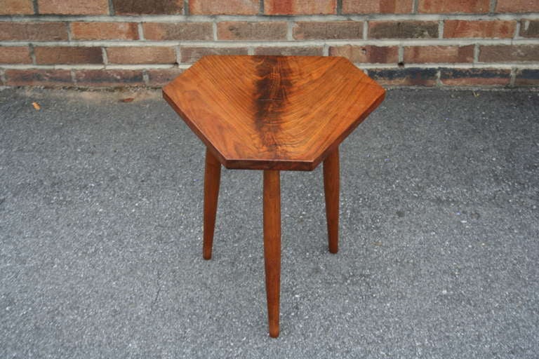 A Superb Hexagonal Studio Side Table