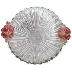 Exceptional Large Murano Centerpiece Bowl