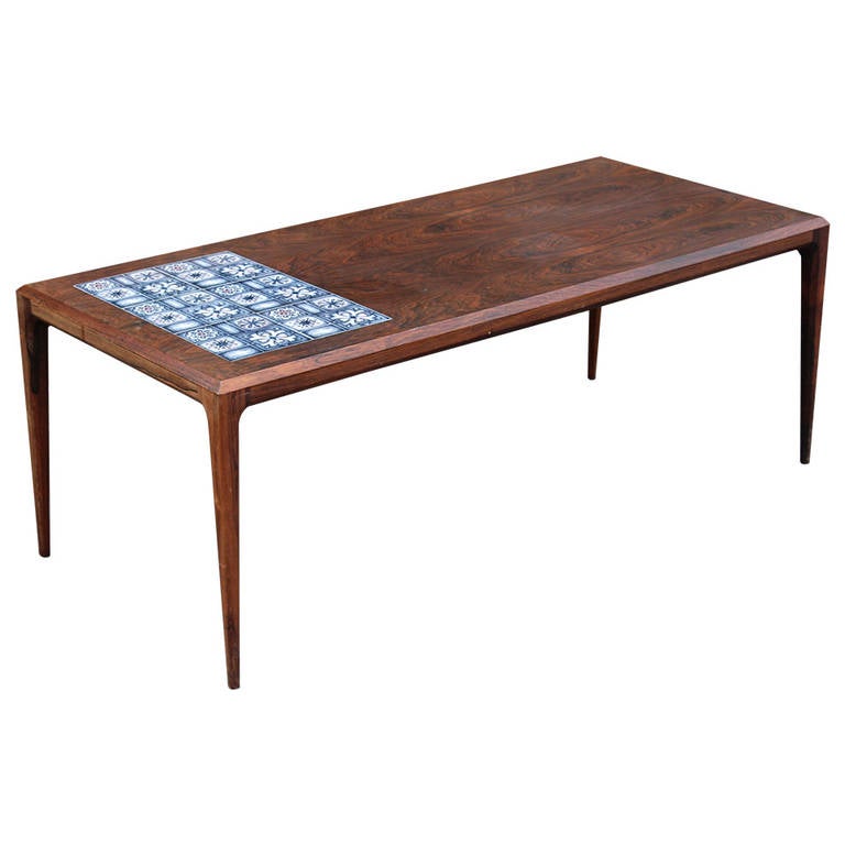 Rosewood Cocktail Table by Johannes Andersen For Sale