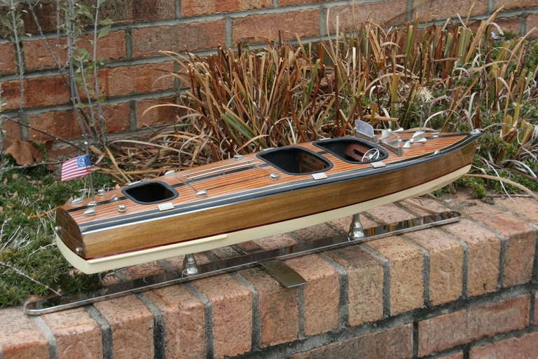 A 1940's Chris-Craft Runabout Model Boat