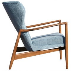 A Wingback Lounge Chair by IB Kofod-Larsen