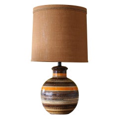 Bitossi Italian Table Lamp by Aldo Londi