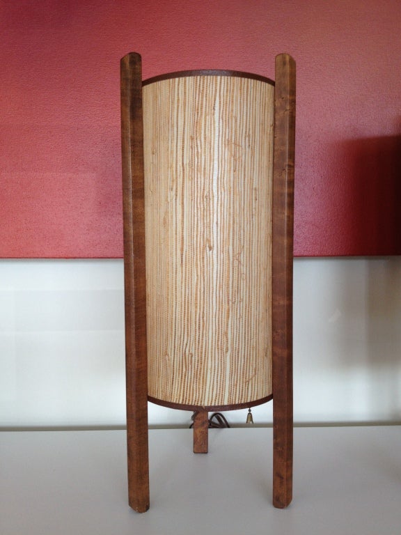 20th Century Pair of Noguchi Style Table Lamps For Sale