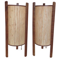 Pair of Noguchi Style Table Lamps