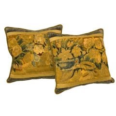 Antique Pair of 17th c cushions.