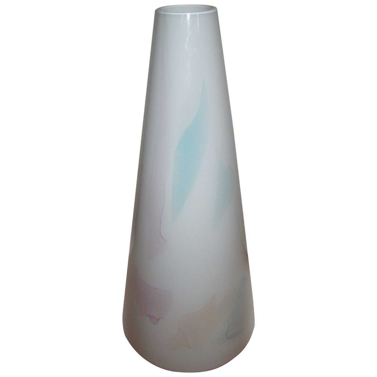 Large Murano Glass Mid-Century Modern Vase