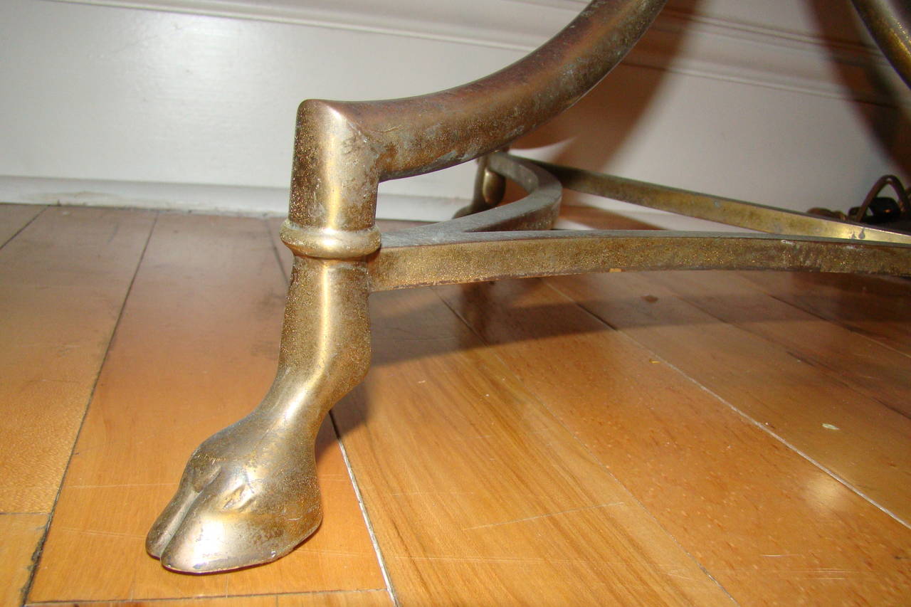 Mid-20th Century Chiavari Italian Sculptural Mid-Century Hoof Foot Table
