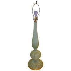 Barovier & Toso Massive Murano Glass Mid-Century Lamp