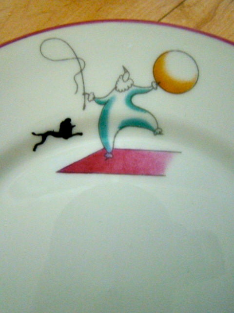 Mid-20th Century Gio Ponti Richard Ginori IL Circo Porcelain Tea Service Set