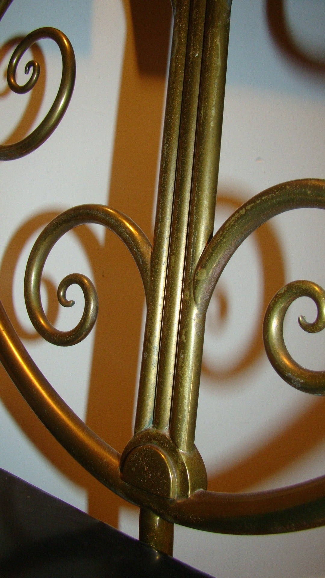 Italian Brass Sculptural Mid-Century Chiavari Chair 3