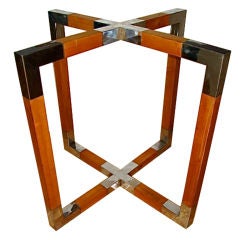 Paul Evans Directional Wood
Chrome Sculptural Dining Table Paul Evans Directional Wood
Chrome Sculptural Dining Table