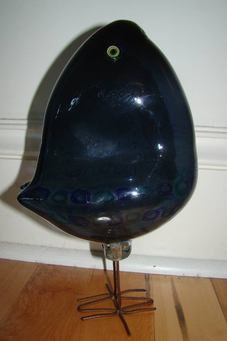 Vistosi Bird Murano Glass 