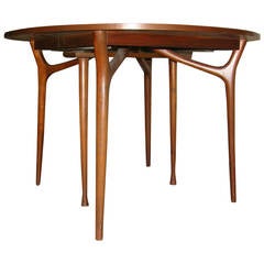 Sculptural Danish Modern Expandable "Spider" Dining Table