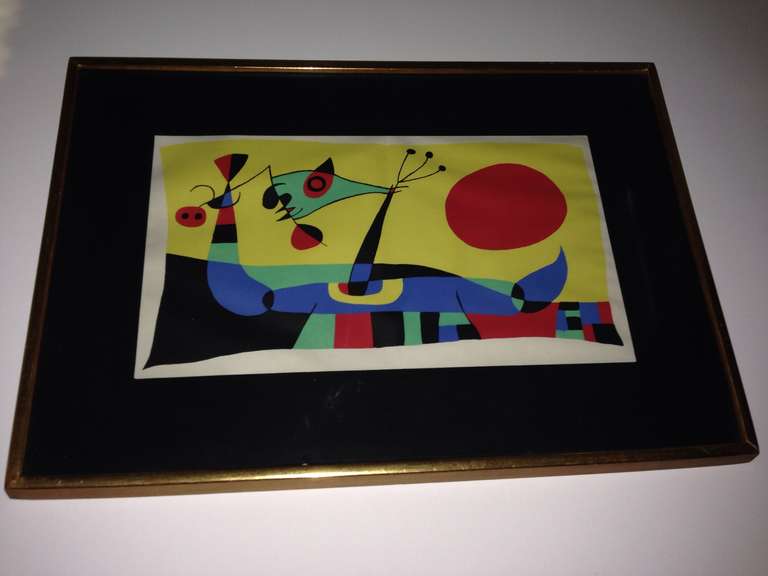 Joan Miro Circus Lithograph for Jacques Prevert In Excellent Condition In Atlanta, GA