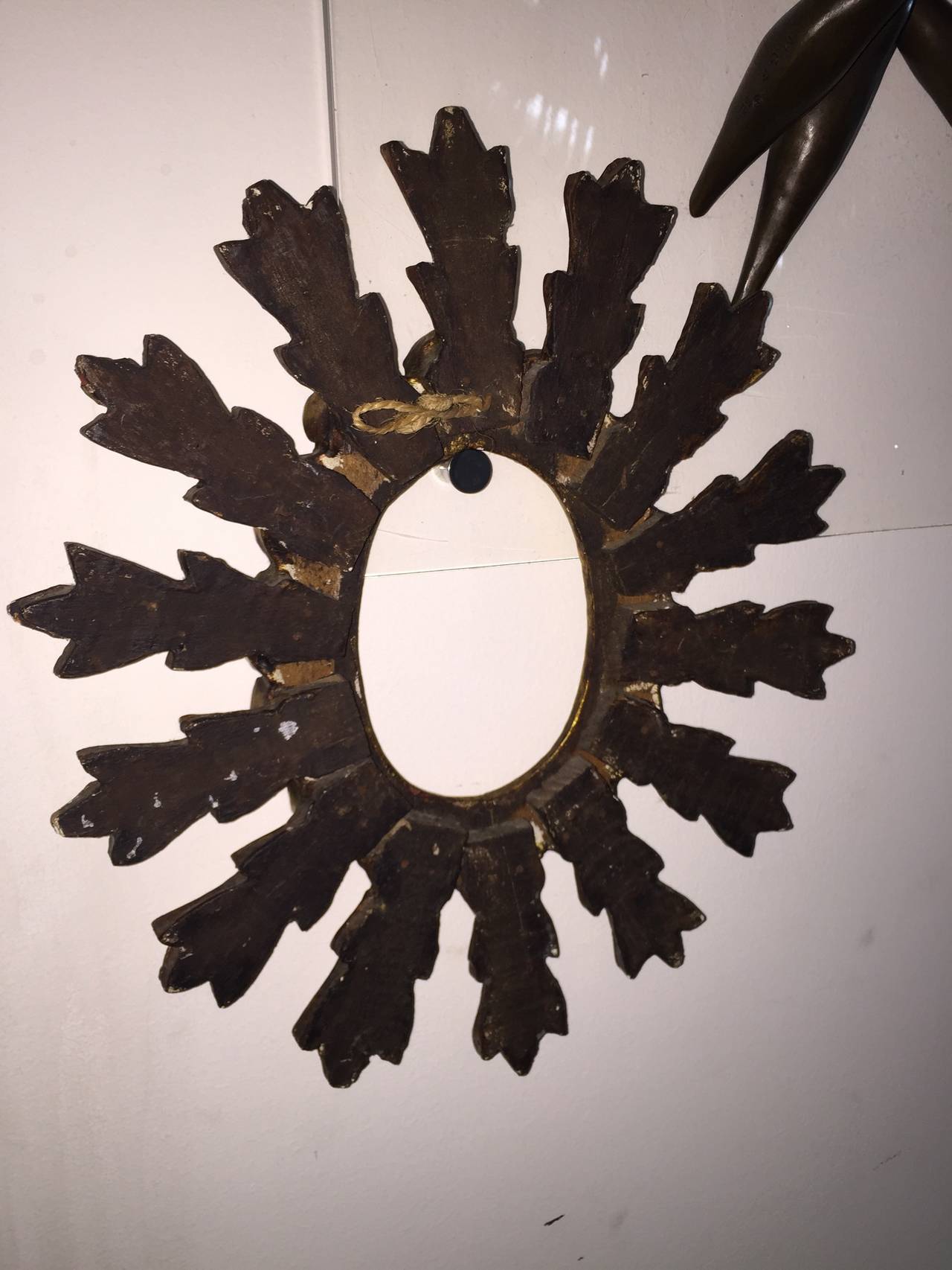 Gold Guild Antique Sunburst Wall Mirror 1