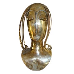 Hagenauer Art Deco Female Head Sculpture