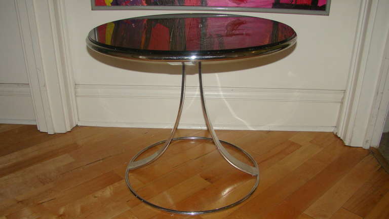 Gardner Leaver Sculptural Chrome Occasional Table