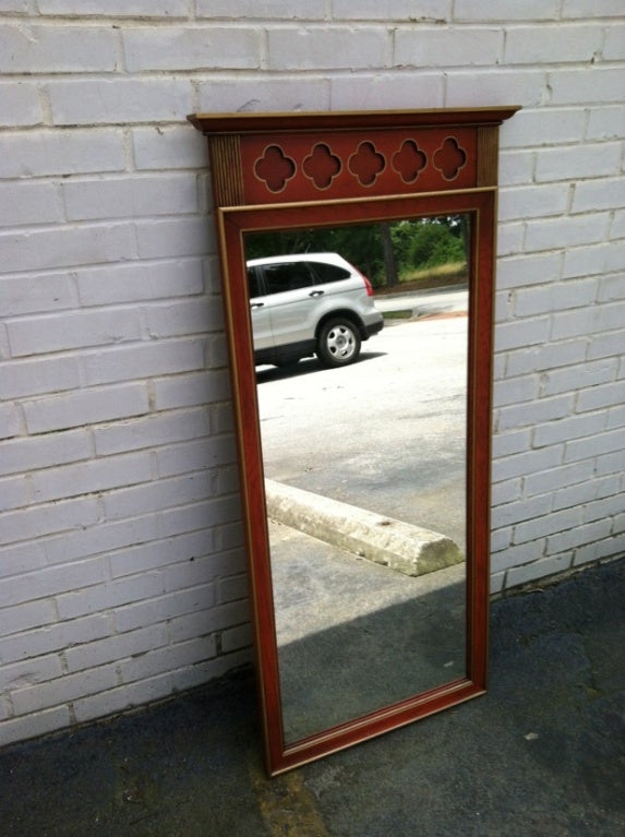 Dorothy Draper Heritage Mid Century Wall Hanging Mirror In Excellent Condition In Atlanta, GA