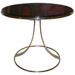 Vintage Gardner Leaver Sculptural Chrome Occasional Table