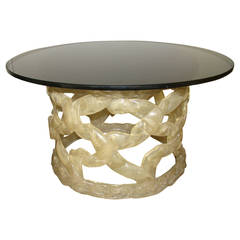 Sculptural Mid-Century Ribbon Coffee Table