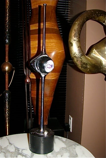 Arredoluce Chrome Cobra Table Lamp by Angelo Lelli