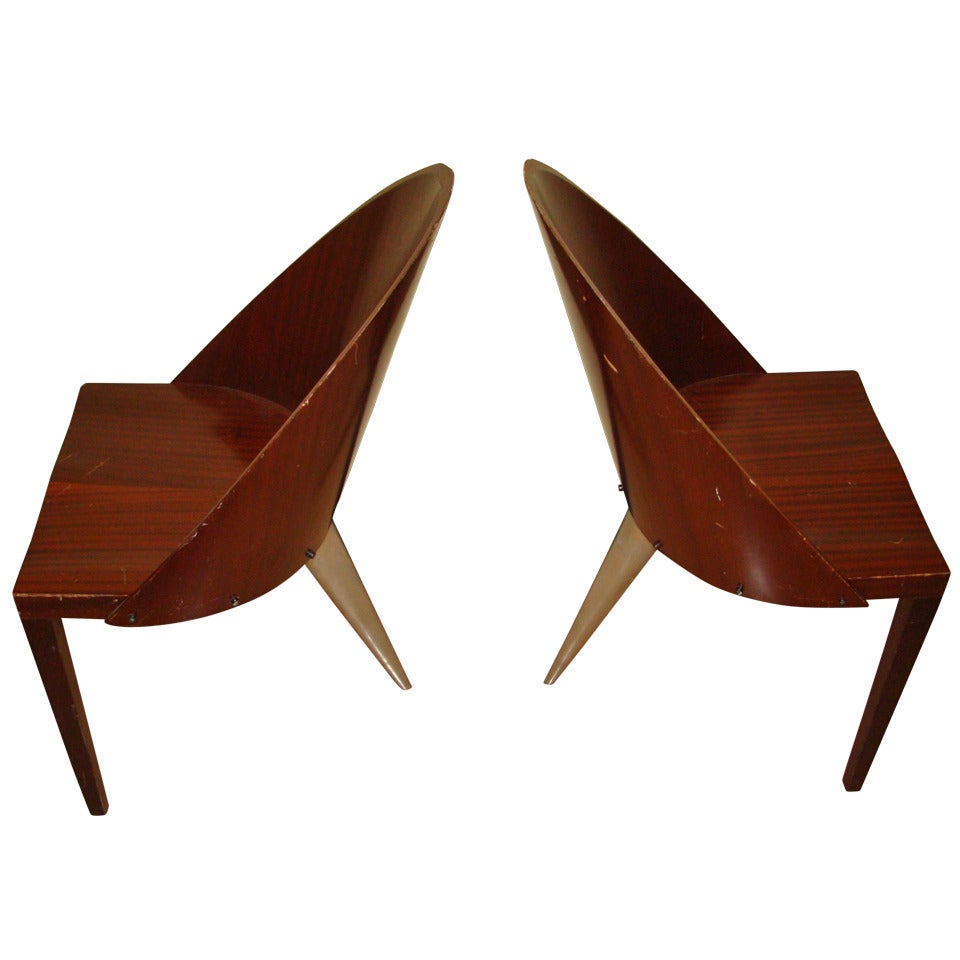 Philippe Starck Pair of chairs For the Royalton