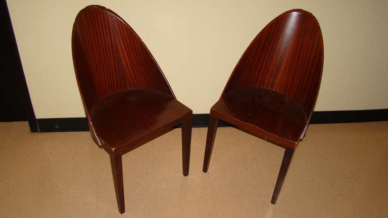 20th Century Philippe Starck Pair of chairs For the Royalton