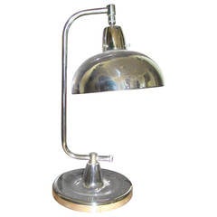 Vintage Chrome Apollo Sculptural, Jewelers Desk Lamp