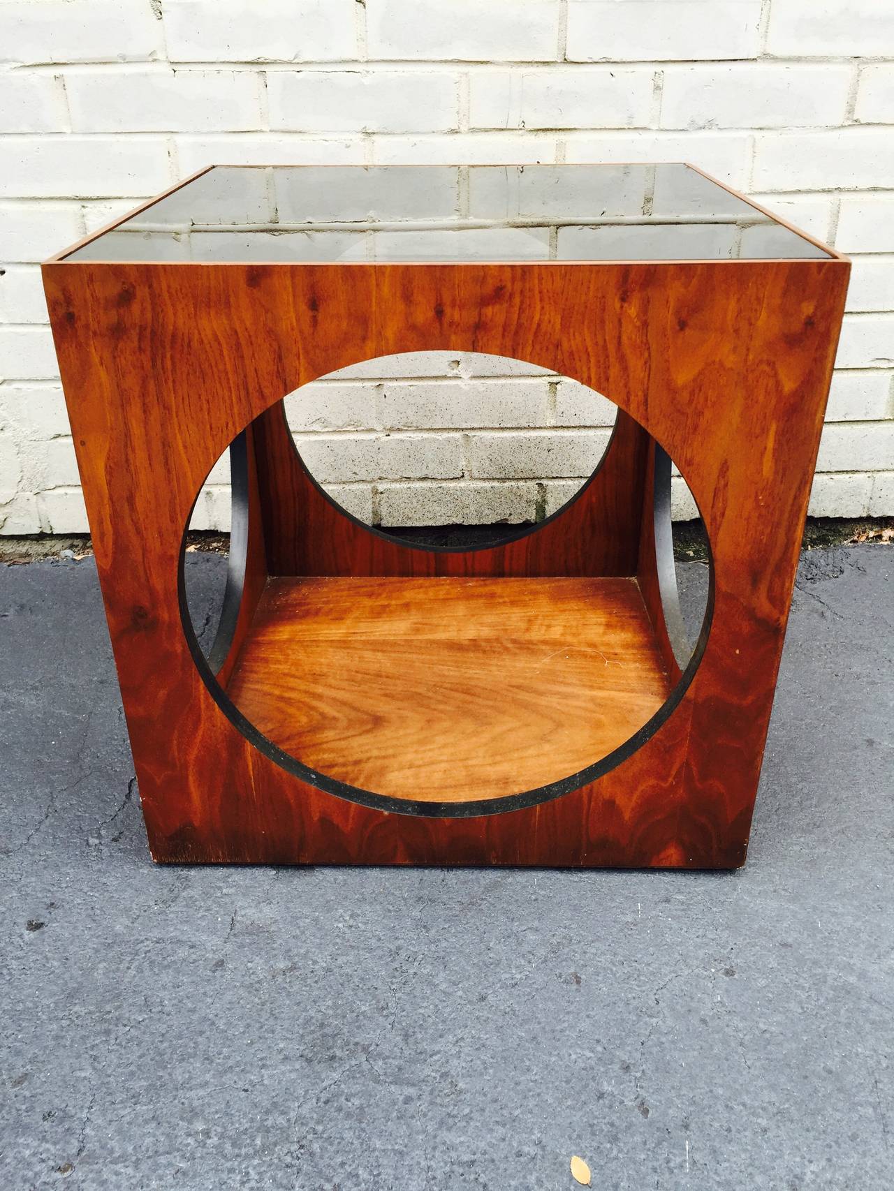 Mid-20th Century Mid-Century Danish Sculptural Lane Cube Table