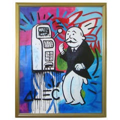 Alec Monopoly "Wall Street"  Painting