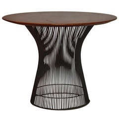 Warren Platner Knoll Bronze & Rosewood Occasional Coffee Table Mid Century