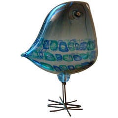 Vistosi Murano Glass Pulcini Bird by Alessandro Pianon
